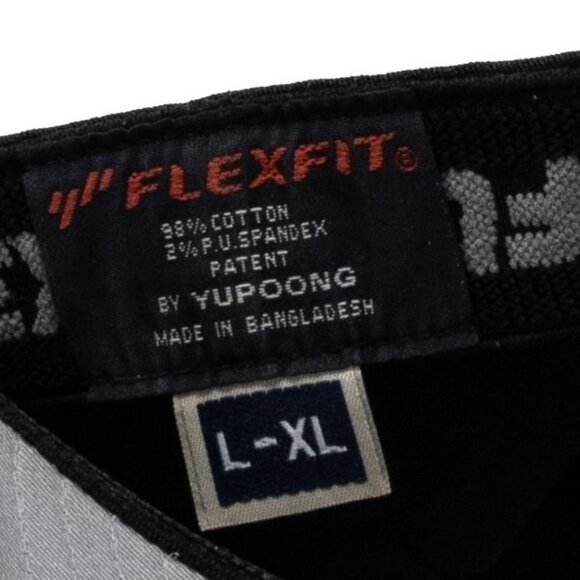 Papas & Beer 36 Flexfit Cap L-XL By Yupoong Black Cotton Spandex - Picture 6 of 7